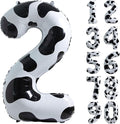 Cow Print Number 2 Balloon, Large 40 Inch Cow Number Birthday Balloons | Helium by Exquisitehighqualitypartydecorationstomeetyoureveryneed%EF%BC%81