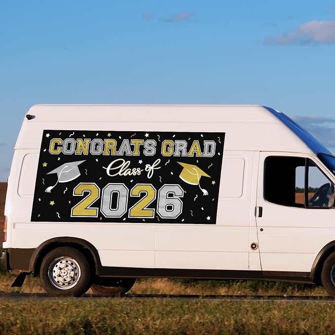 2026 Graduation Party Plastic Backdrop - Image 6