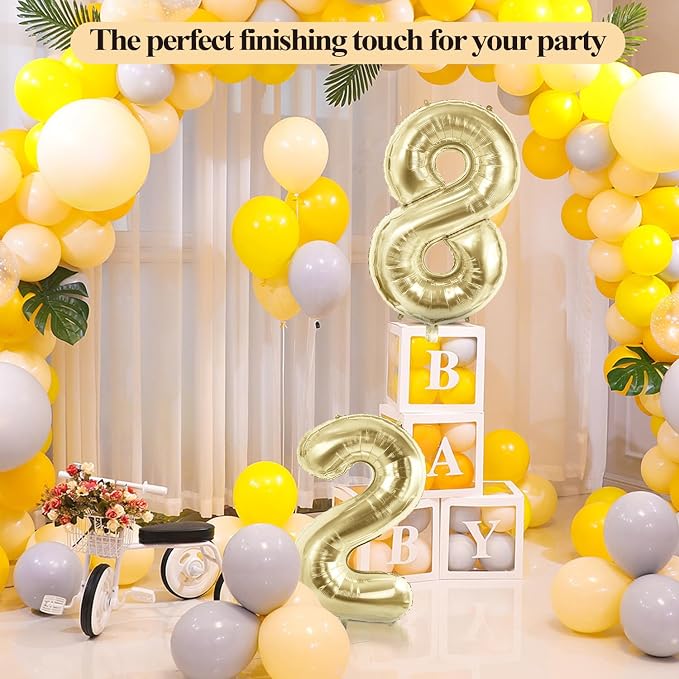 Number 9 Balloons for 9th Birthday Party Decorations, 40 Inch 0-100 Anniversary - Image 5