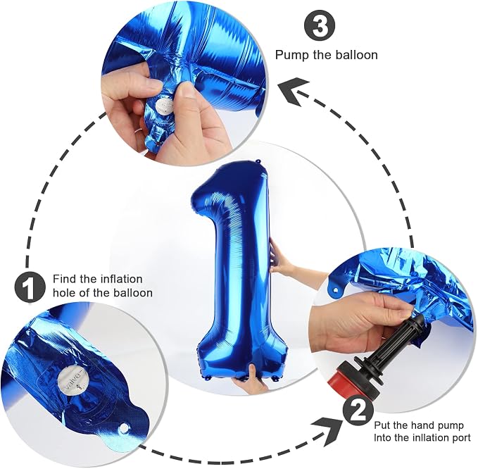40 Balloon Number for 40th Birthday Decorations Women Men, Dark Blue | 40In - Image 9