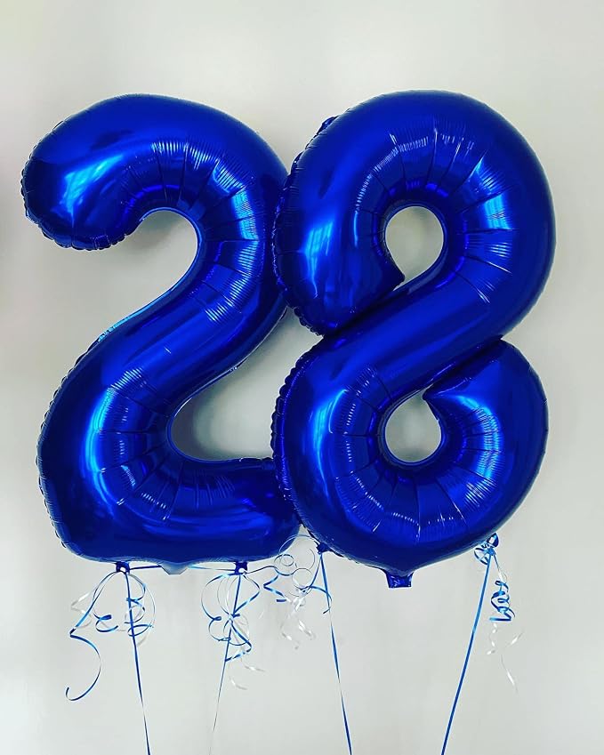 40 Inch Navy Blue 26 Number Balloons Giant Jumbo Huge 26 or 62 Foil Mylar - Image 6