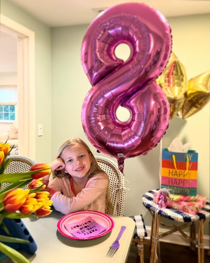 Pink Number 1 Balloon 40 Inch - Image 4