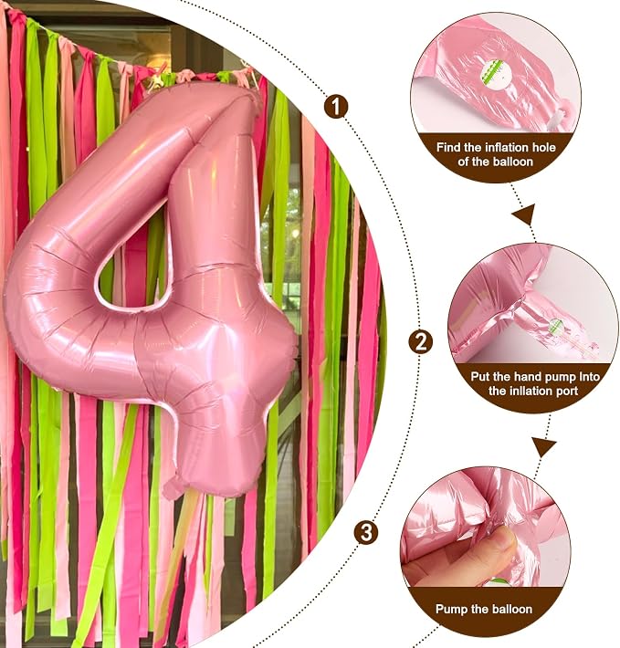 Number Balloons 29 Balloon 40 inch Pearl Pink - Image 6