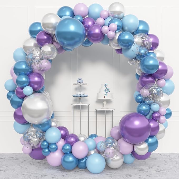 Amandir 153pcs Blue Purple Balloon Garland Arch Kit Different Sizes | 18 12 10 - Image 4