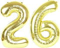 26 Balloon - Champagne Gold Birthday Number Balloons, 40 Inch Decorations | by ALPHADELTAPI