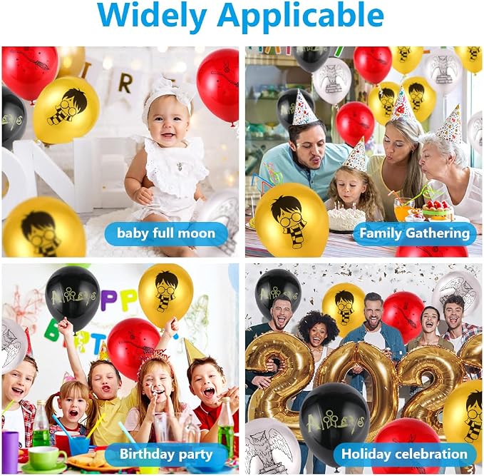 Ainiv 15PCS Cartoon Balloons, 12inch Strong Thicken Party Balloons | - Image 5
