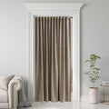 Wide Doorway Curtain 80 inches Long Camel Beige Room Darkening Privacy Protect by StangH