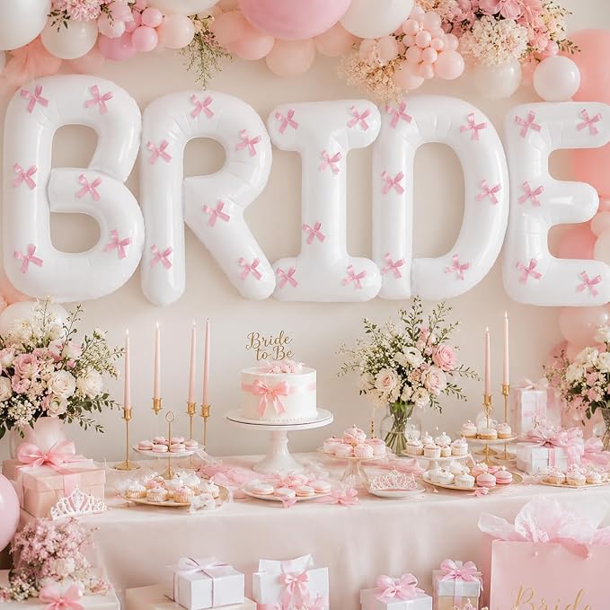 40 Inch BRIDE Balloons Bachelorette Party Decorations, Bridal Shower Banner - Image 7