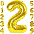 Number Balloon Gold Number 2 for 2nd 22 Birthday Party Decorations, 40 Inch | by Mluchee