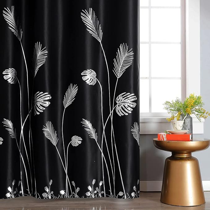 2 Curtain Panels Set Designed Blackout Curtains - Image 2