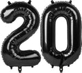 Black Number 20 Balloon 40 Inch by IWERP
