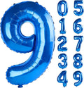 40 Inch Number 9 Balloons for 9th Birthday Party Decorations, 0-100 Dark Blue by FOBELEC