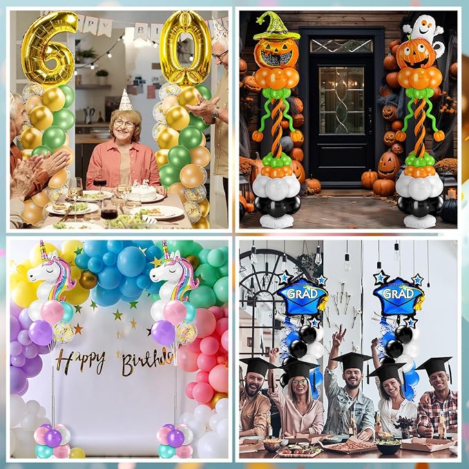 Kasyat 8 Sets 9.1ft Balloon Column Stand Kit - Image 7
