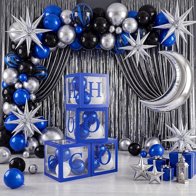 4 Pcs HOCO Boxes with Letters 11.8 x 11.8 x 11.8 Inch Clear Homecoming Balloon - Image 5