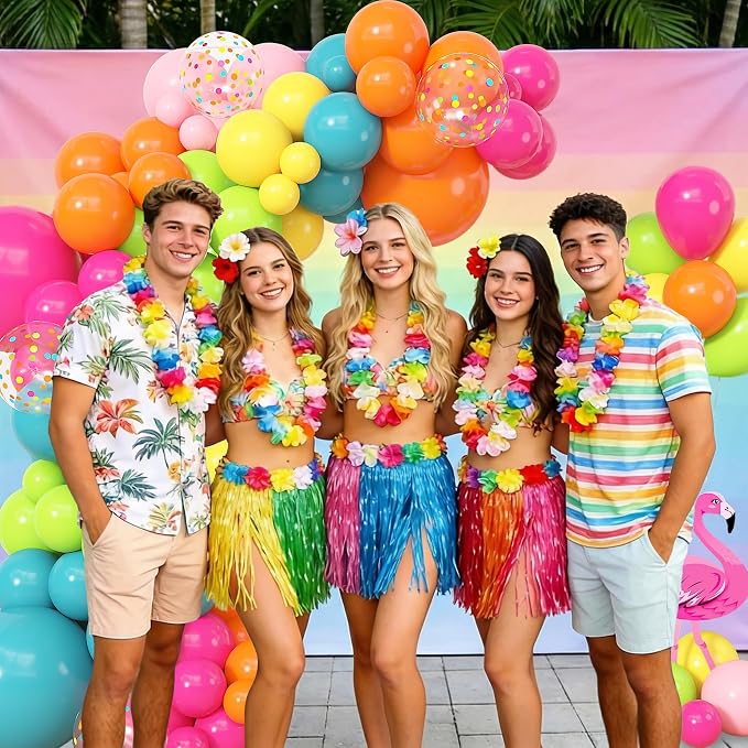 164Pcs Tropical Summer Balloons Garland Arch Kit Different Sizes | 18 12 10 5 - Image 6