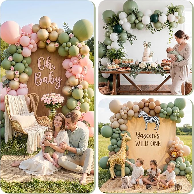 Sage Green Balloons - Image 6