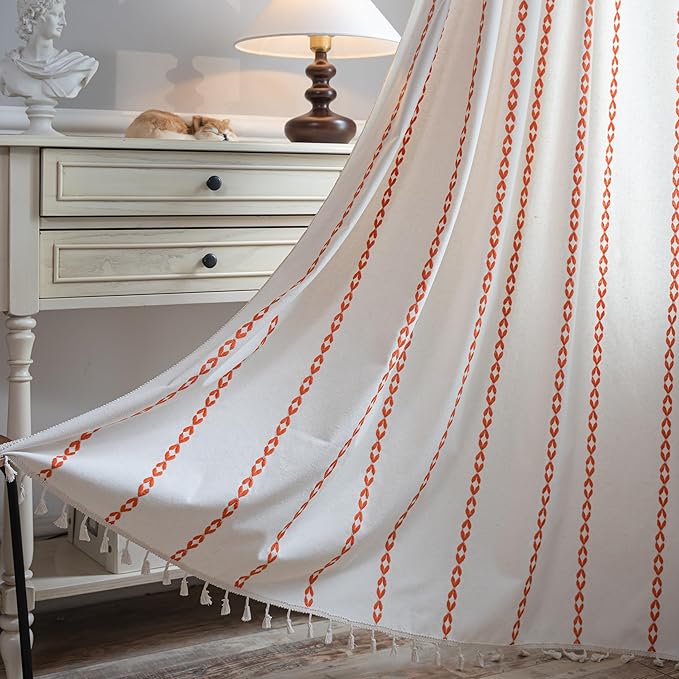 Sutuo Home Boho Curtains 63 inches by SutuoHome
