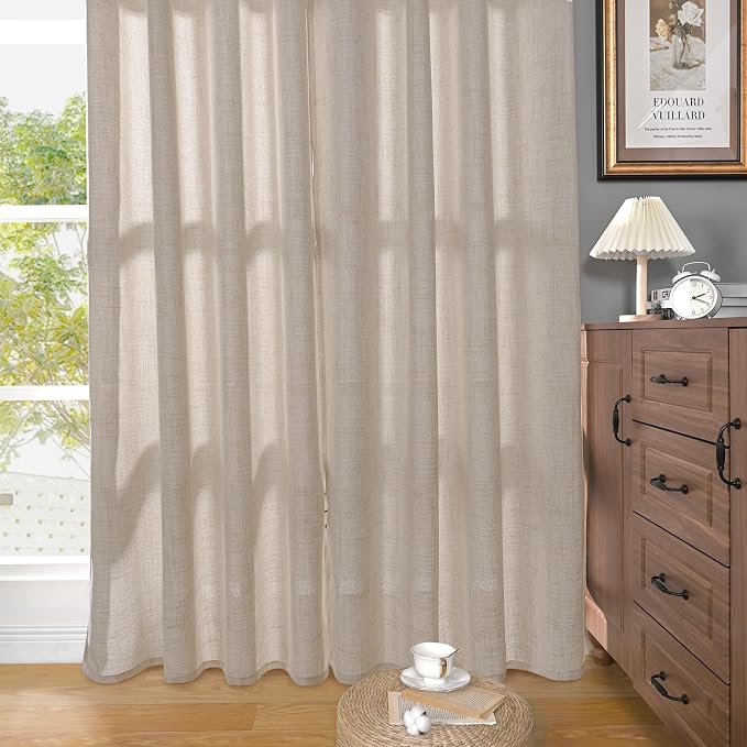 YoungsTex Extre Long Linen Curtains - Image 7