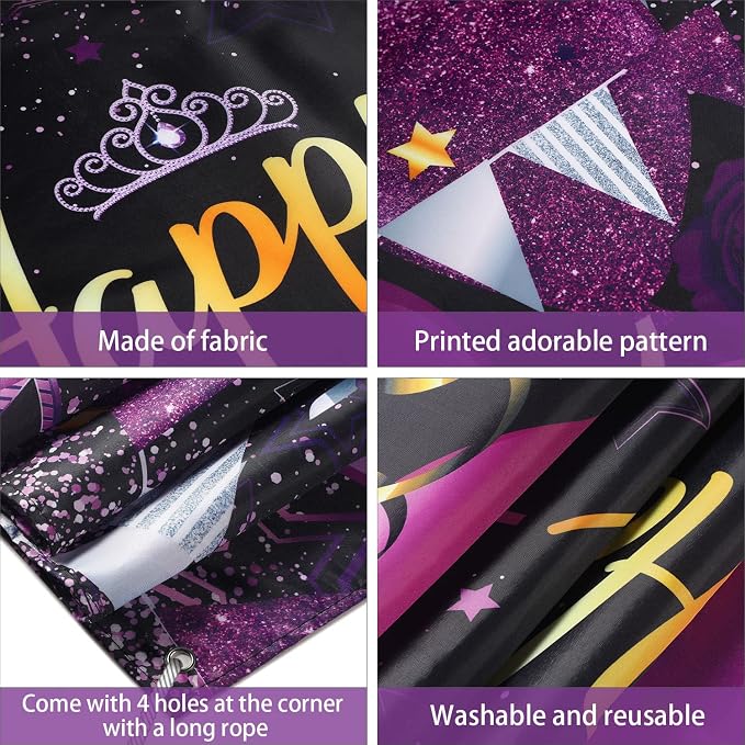 Blulu Retirement Party Decorations, Extra Large Fabric Retire Sign Banner Photo - Image 3