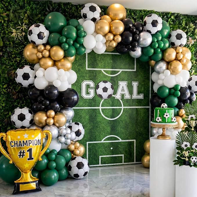RUBFAC Black Balloons, 2026 International Football Game Decor, Graduation - Image 4
