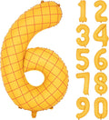 40 In Matte Yellow Number 6 Balloons Helium Foil Mylar Balloon Digital 6 | The by Exquisitehighqualitypartydecorationstomeetyoureveryneed%EF%BC%81