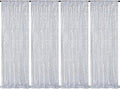 2FTx8FT Silver Glitter Sequin Curtain by QueenDream