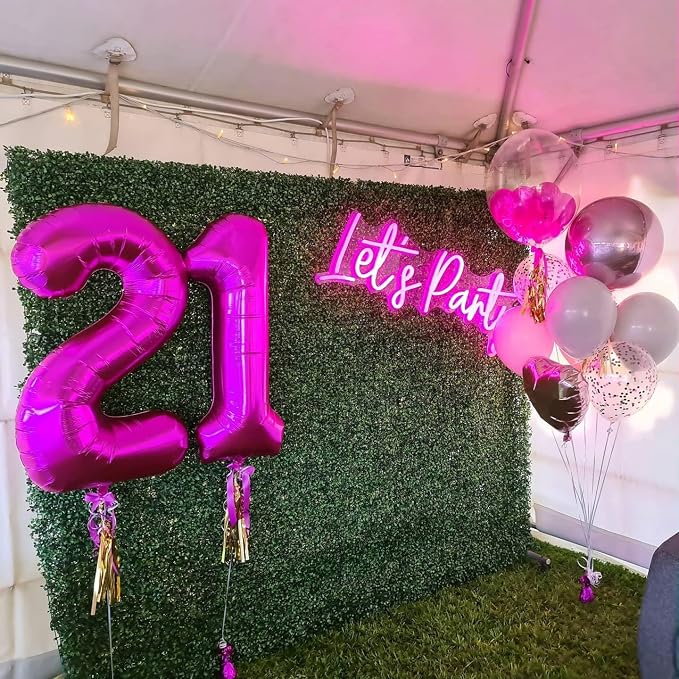 Rosy Purple Number 0 Balloon 40 Inch - Image 3
