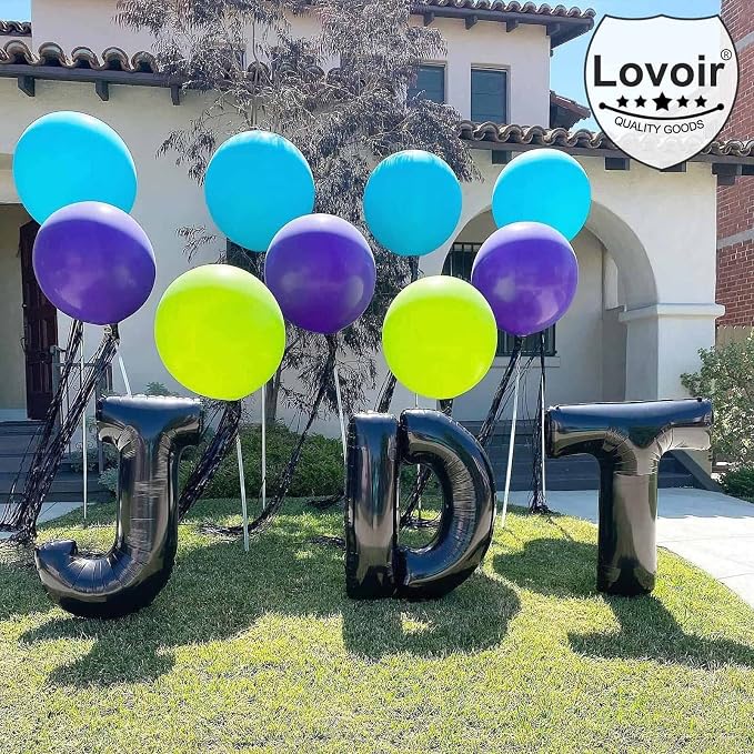 Lovoir 40 Inch Large Black Letter X Balloons Big Size Jumbo Mylar Foil Helium - Image 6