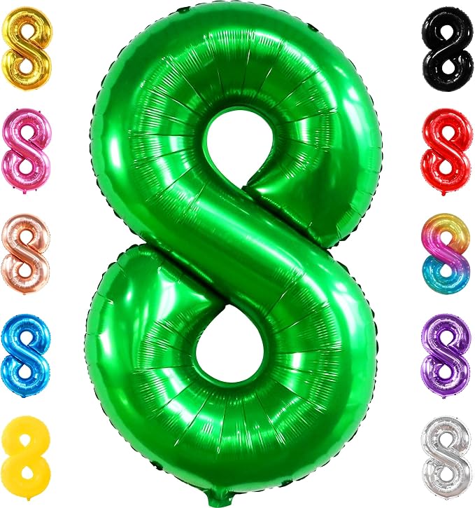 KatchOn Green 8 Balloon Number by KatchOn