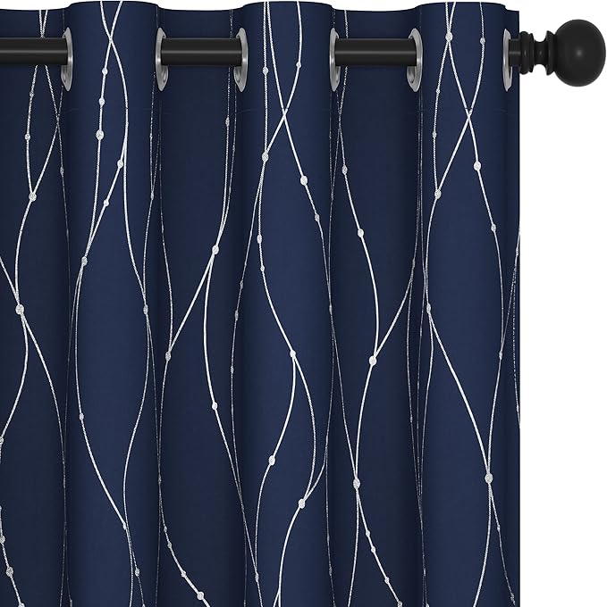 Deconovo Living Room Curtains 84 Inches Long, Thermal Insulated, Room Darkening by Unknown