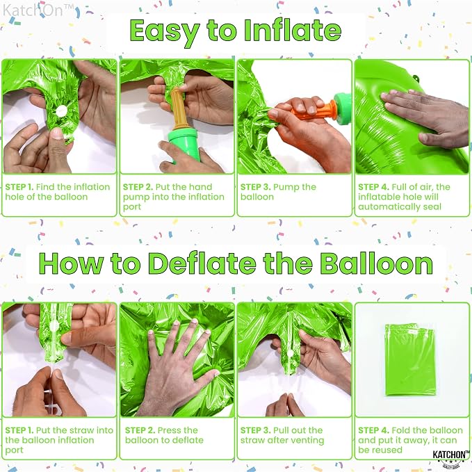 KatchOn Light Green Number 1 Balloon 40 Inch | Mylar Foil Balloon - Image 3