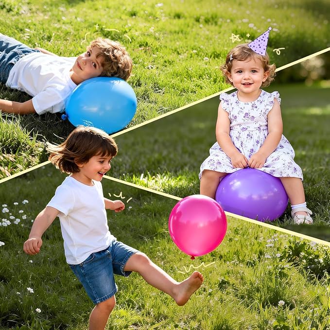 Pro Duralatex Gray Extra-Thick Balloons 120 Pack 10 inch | Pastel Grey Balloons - Image 4
