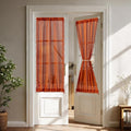 Sutuo Home Terracotta French Door Curtains 72 Inches Long by SutuoHome