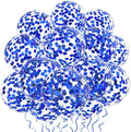 Blue Confetti Balloons by VHUWE