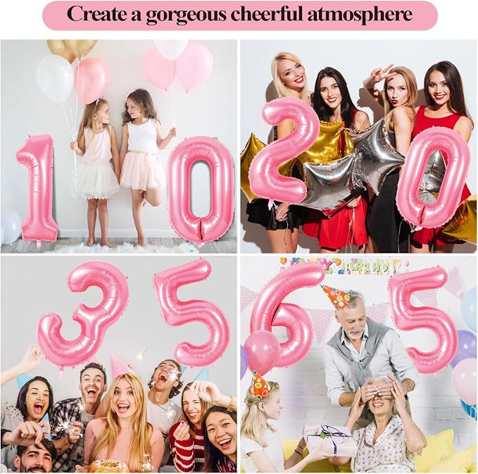 Number 16 Balloons for 16th Birthday Party Decorations, 0-100 Large No.16 - Image 7