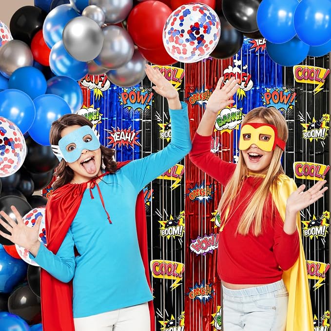 Red Black Blue Balloon Arch Garland Kit Birthday Party Decorations | Hero - Image 6