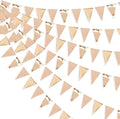 30Ft Champagne Gold Party Decorations Triangle Pennant Banner Gold Hanging by pinkblume