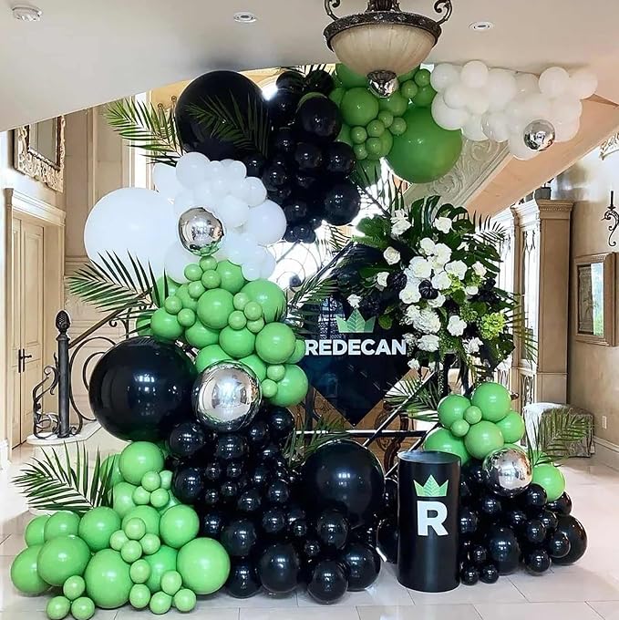 12 Inch Light Green Balloons, 3.2g/100 Pcs Thick Balloons, Matte Latex Balloons - Image 4