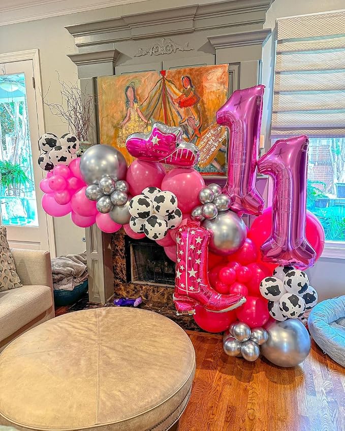 Pink 6 Balloon - Number Balloon 40 Inch, 6th Pink Birthday Decorations | Large - Image 8