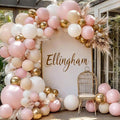 Pink White and Gold Balloon Arch Kit 144 Pcs | Boho Birthday Sweet 16 Bridal by Vanjehou