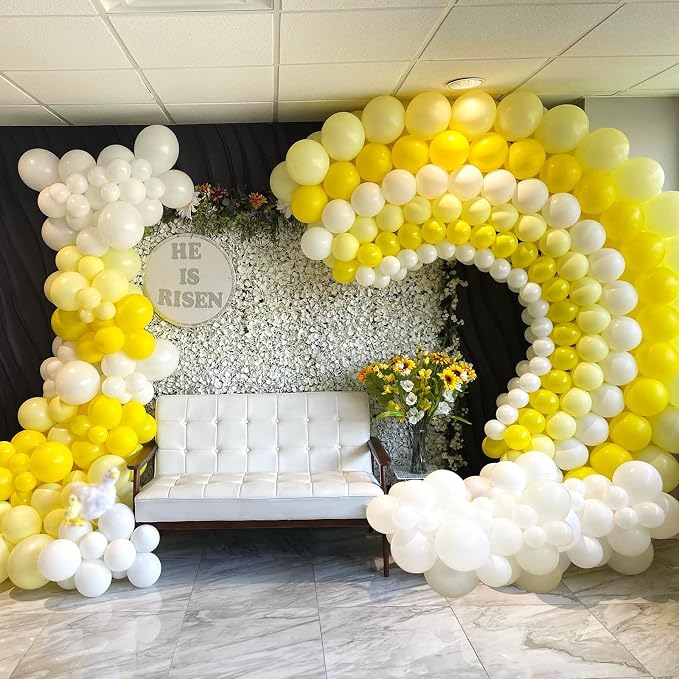 100pcs 12inch Yellow Balloons - Image 8