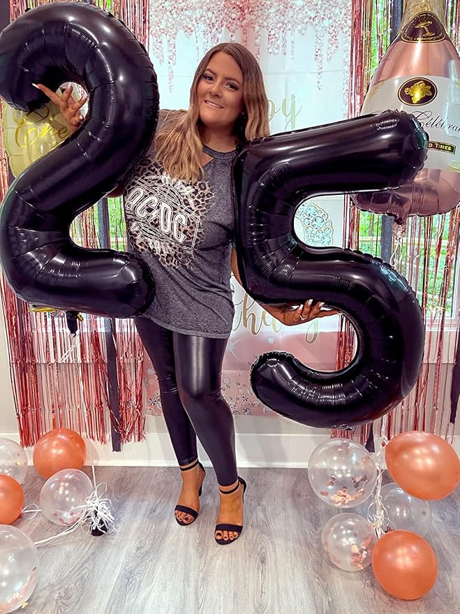20 Balloons Number for 20th Birthday Decorations Women Men Party, Inflation - Image 5