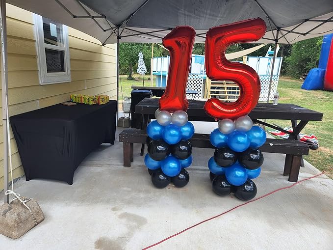 10 Balloon Numbers 40 Inch for 10th Year Old Birthday Decorations, Inflation - Image 5