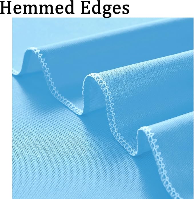 20ft x 10ft Baby Blue Backdrop Curtains - Image 5
