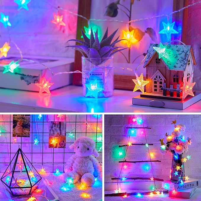 Minetom Star String Lights Battery Operated - Image 5