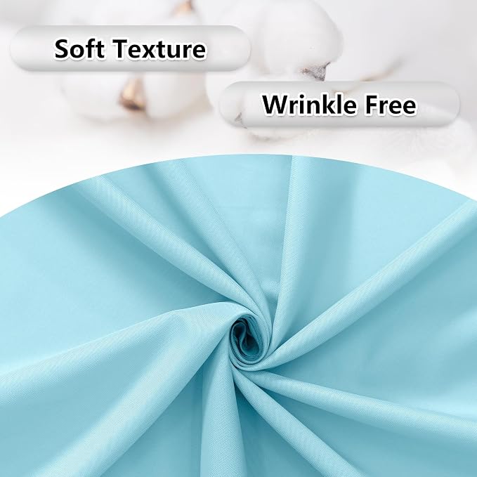 10x 8 Baby Blue Backdrop Curtain - Image 7