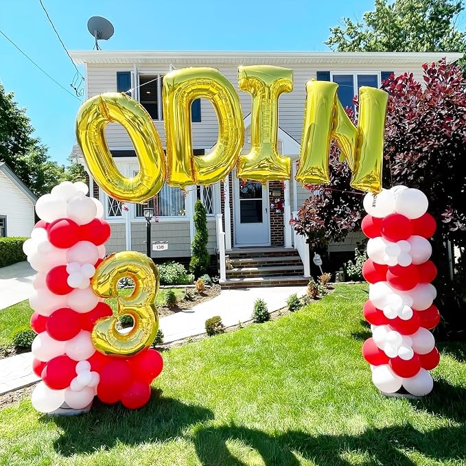Big Alphabet J Foil Letter Balloons 40 Inch Self Inflating Name Balloon Decor - Image 5