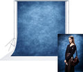 UrcTepics 8×16 ft Abstract Blue Fabric Photo Backdrops, Abstract Texture by UrcTepics