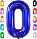 KatchOn Navy Blue Number 0 Balloon 40 Inch | 0 Navy Blue Balloons, 0 Navy Blue by KatchOn