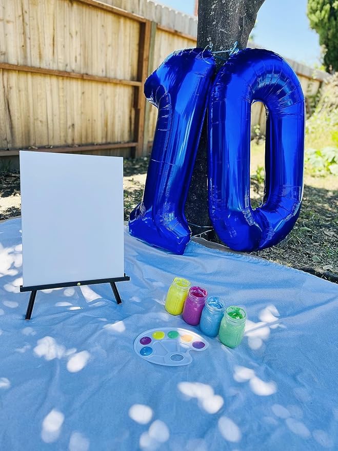 40 Balloon Number for 40th Birthday Decorations Women Men, Dark Blue | 40In - Image 4